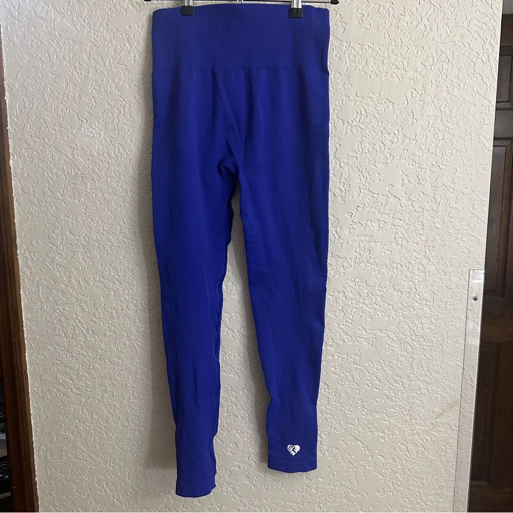 Women's Best Blue Power Seamless Leggings Size Medium Work Out‎ - Picture 6 of 7